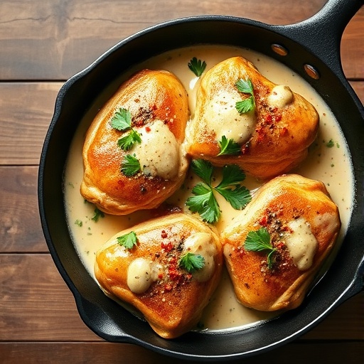 Easy Creamy Garlic Herb Chicken Skillet: Your New Weeknight Favorite!