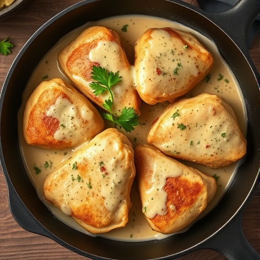 Easy Creamy Garlic Herb Chicken Skillet: Your New Weeknight Favorite!