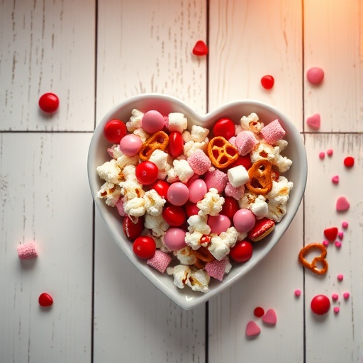 Easy No-Bake Valentine’s Day Snack Mix: Sweet & Salty Love Bites Recipe