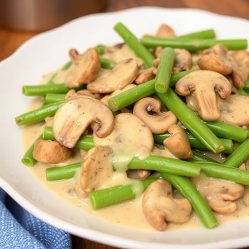 Green Bean Casserole with Mushroom Soup
