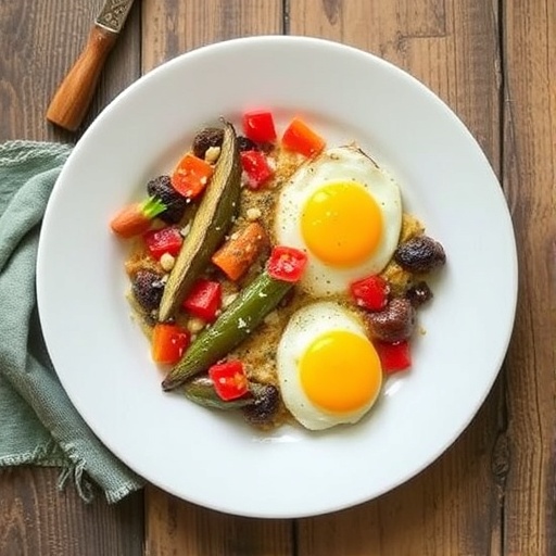 Healthy Breakfast Casserole Recipe 1 Healthy Breakfast Casserole — vegetable egg casserole baked in a white dish, hearty and healthy breakfast option