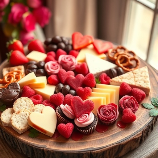 Romantic Valentine’s Day Charcuterie Board for Two – Easy & Elegant Appetizer Idea