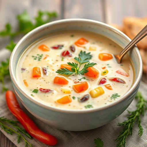 Silky Smooth Creamy Vegetable Soup