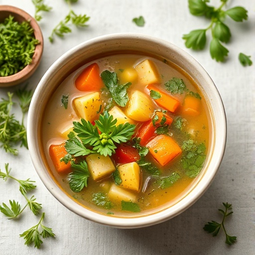 Sopa de Verduras Casera