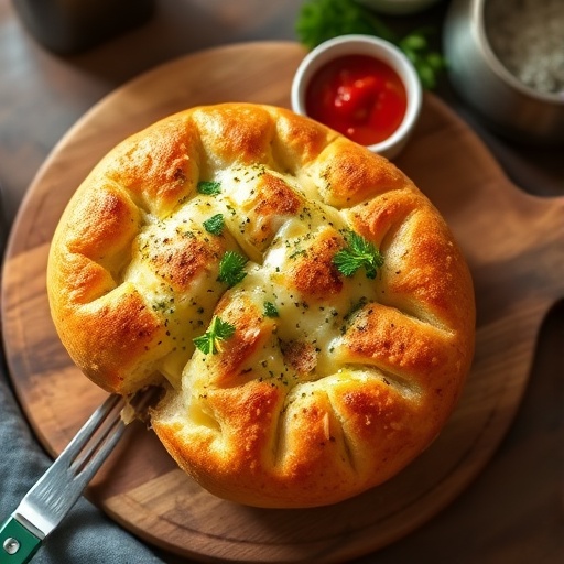 Easy Cheesy Pull-Apart Garlic Bread for the Ultimate Football Game Day Snack