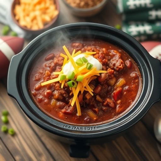Easy Crockpot Game Day Chili: Perfect for Your Next Tailgate Party!