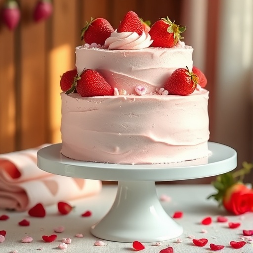 Sweetheart Strawberry Layer Cake: The Perfect Galentine’s Day Dessert for Your Besties