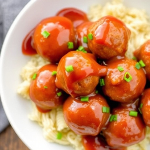3-Ingredient Crockpot BBQ Meatballs
