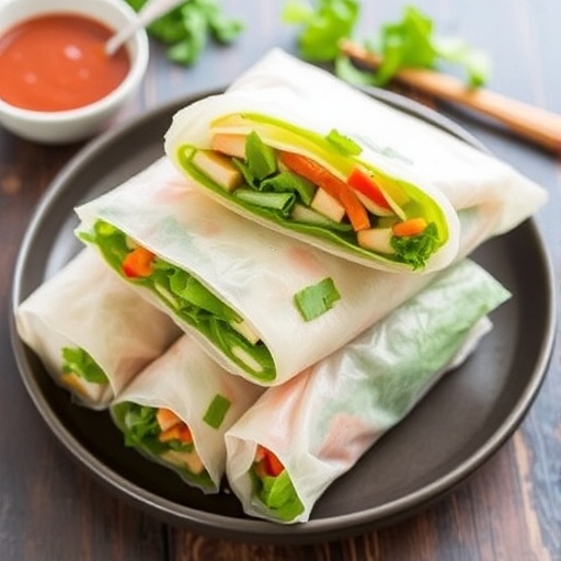 Air Fryer Rice Paper Noodle Rolls: A Crispy, Healthy Appetizer