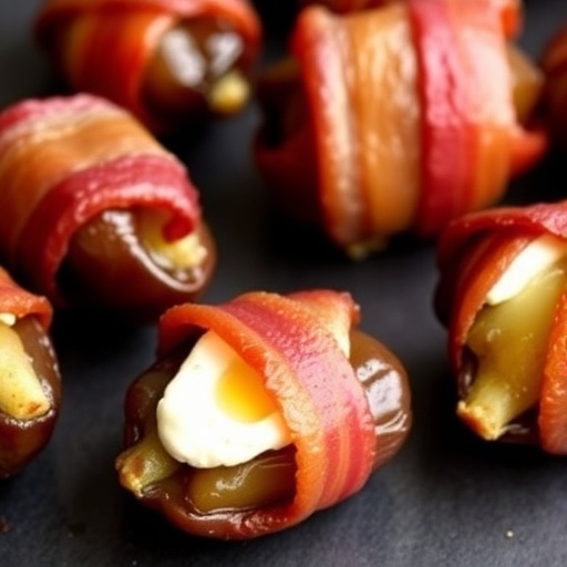 Bacon Wrapped Dates with Goat Cheese & Honey | Easy Crowd-Pleasing Appetizer