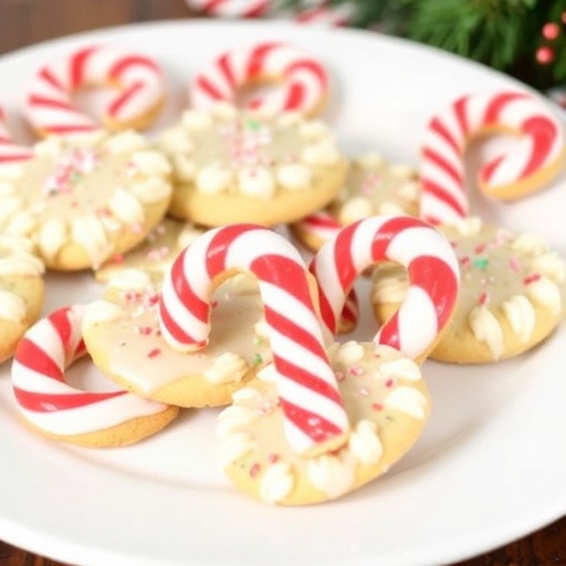 Candy Cane Holiday Cookies
