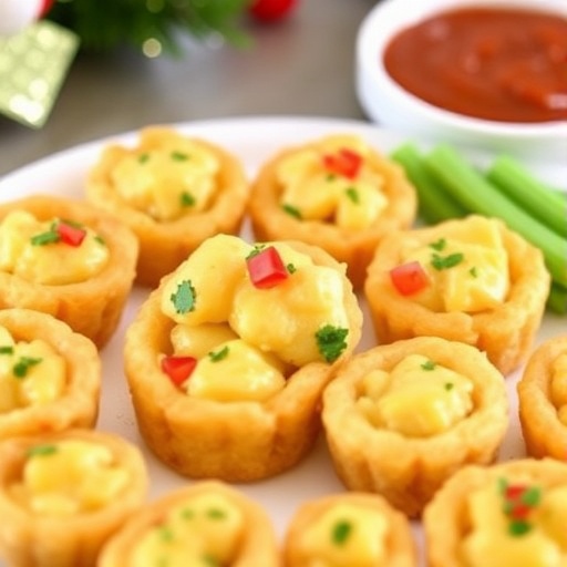 Cheesy Tater Tot Appetizer Cups | Quick & Tasty Christmas Recipe