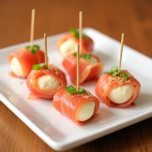 Prosciutto Wrapped Mozzarella Bites
