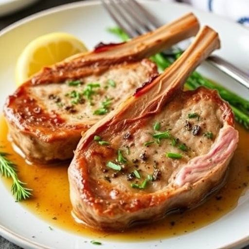 Garlic Herb Lamb Chops Recipe