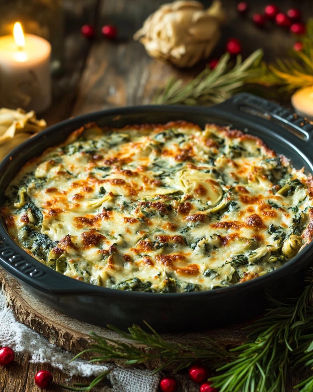 Spinach Artichoke Grinch Dip Recipe